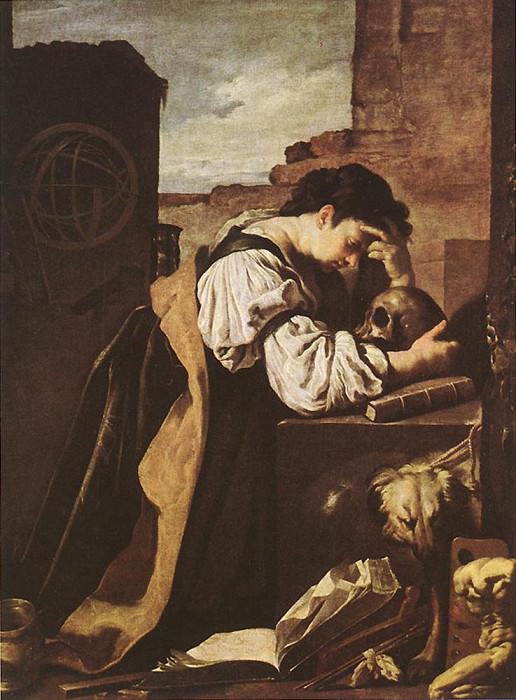 Melancholy 1620. Domenico Fetti