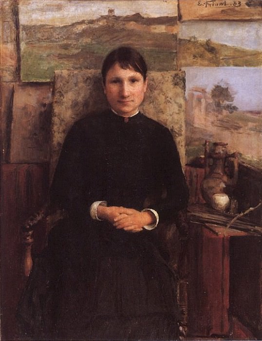 Portrait de Mme Petitjean. Emile Friant