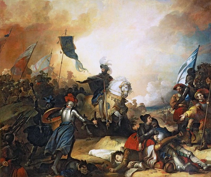 The Battle of Marignan, 14th September 1515. Alexandre Evariste Fragonard