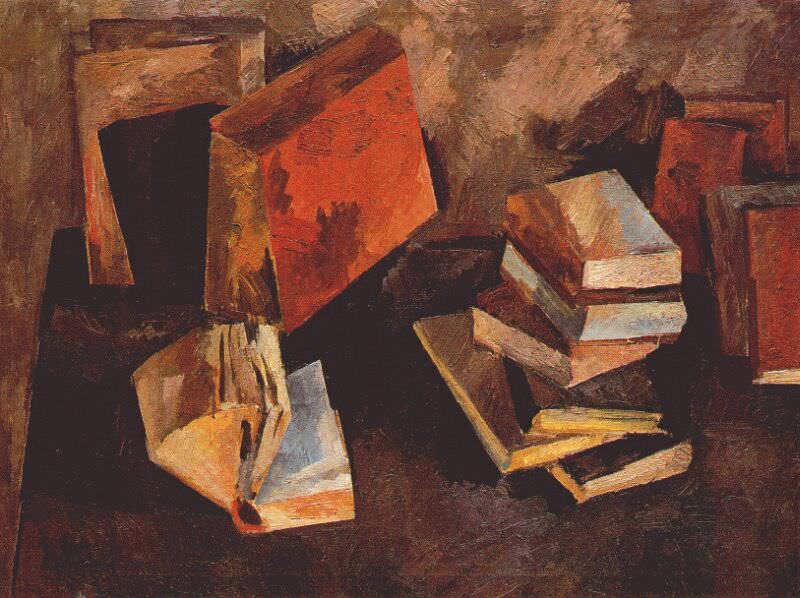 Натюрморт с книгами, 1921. Роберт Рафаилович Фальк