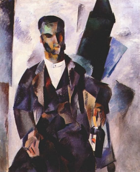Портрет неизвестного мужчины, ок.1915-17. Роберт Рафаилович Фальк
