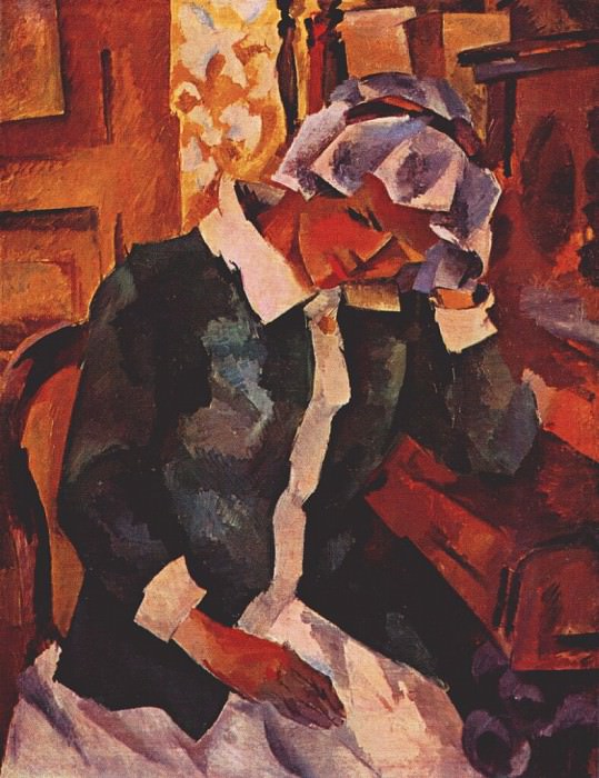 У пианино, 1917. Роберт Рафаилович Фальк