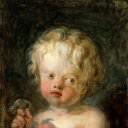 Child with Flowers, Jean Honore Fragonard