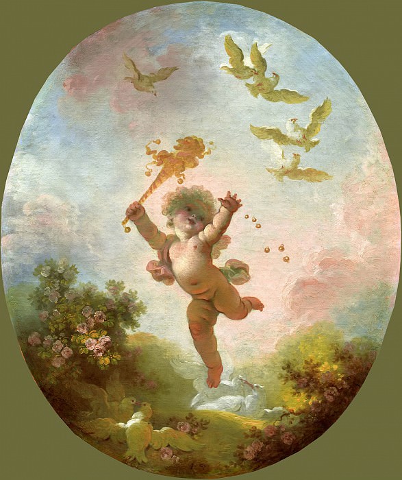 Жан Оноре Фрагонар - Любовь, как безрассудство. Национальная галерея искусств (Вашингтон)