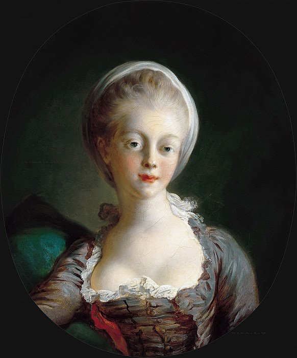 Портрет молодой дамы. Жан Оноре Фрагонар