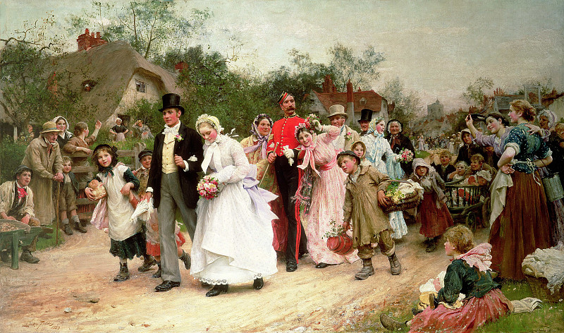 The Village Wedding. Luke Fildes