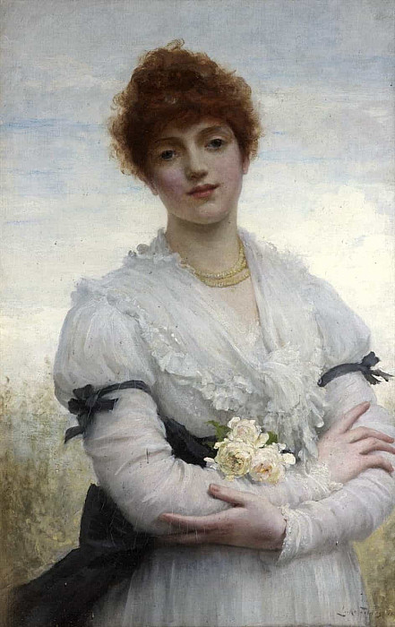 An English Girl. Luke Fildes