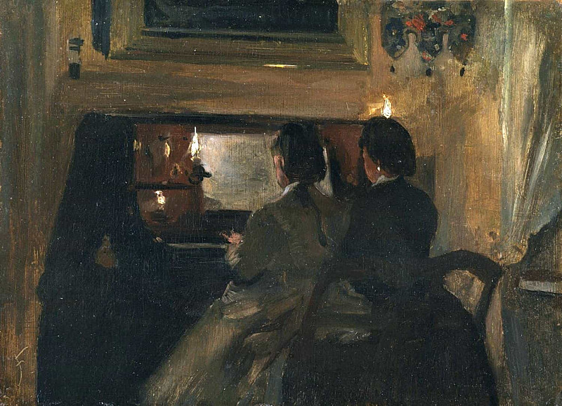 The Duet. Luke Fildes