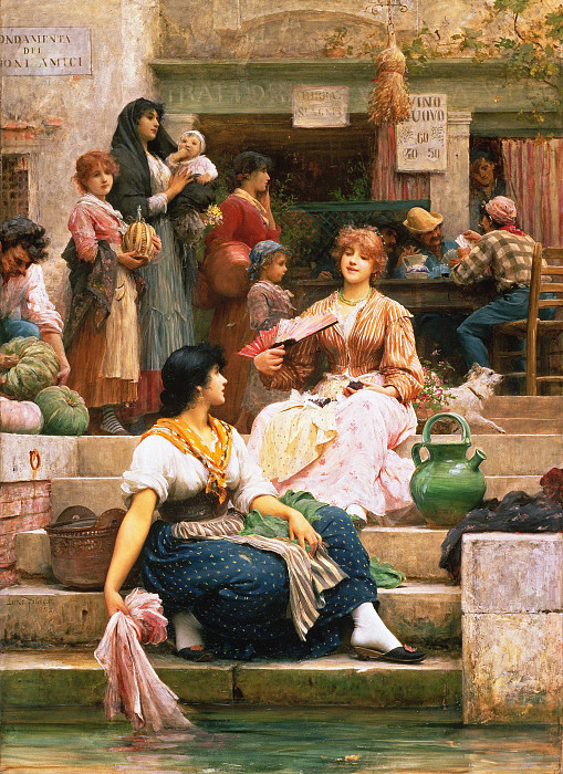 Venetians. Luke Fildes