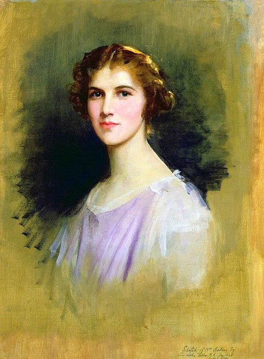 Sketch for a Portrait of Mrs Ackers. Luke Fildes