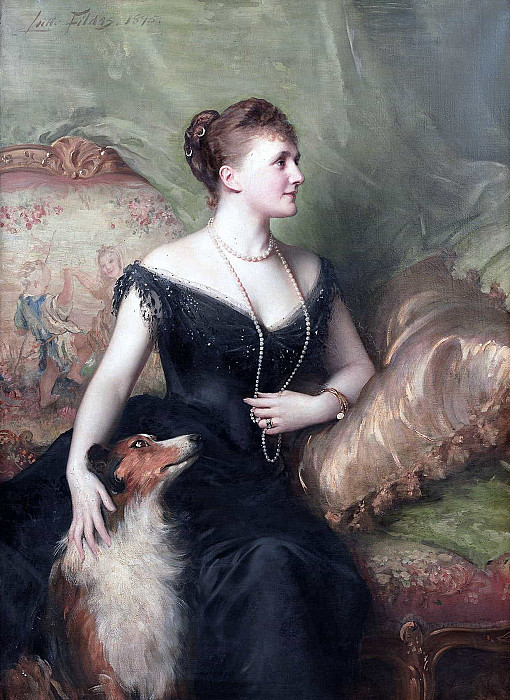 Mrs Mary Venetia James, Née Cavendish-Bentinck. Luke Fildes