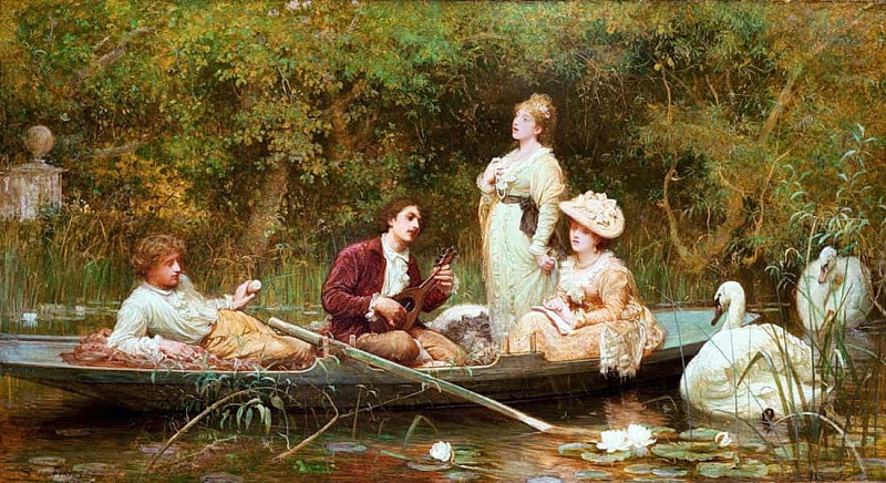 Fair quiet and sweet rest. Luke Fildes