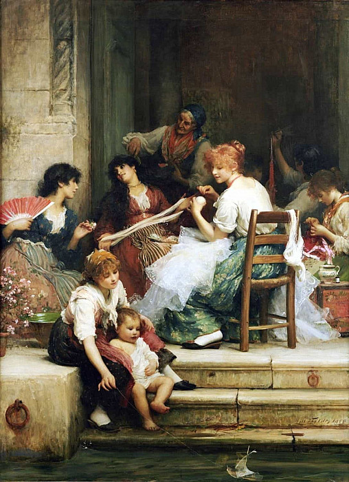 Venetian Life. Luke Fildes
