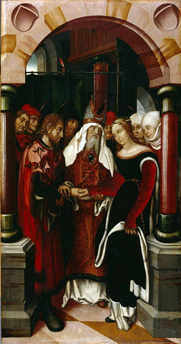 The Betrothal of Mary to Joseph. Hans Fries