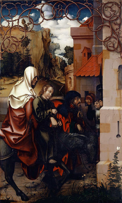 The Return From Egypt. Hans Fries
