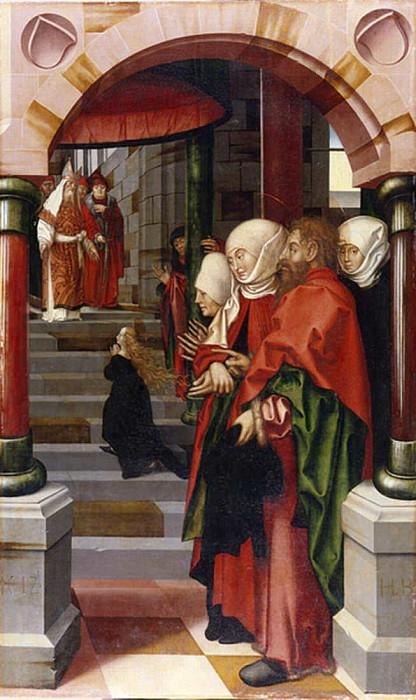 The Presentation of Mary. Hans Fries