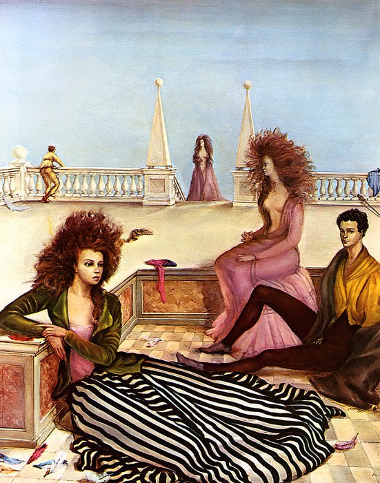 bs-ahp- Leonor Fini- Figures On A Terrace. Леонор Фини