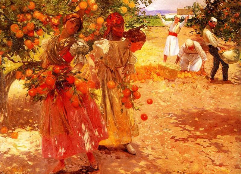Jose Fillol - Orange Orchard, De. Хосе Фийоль