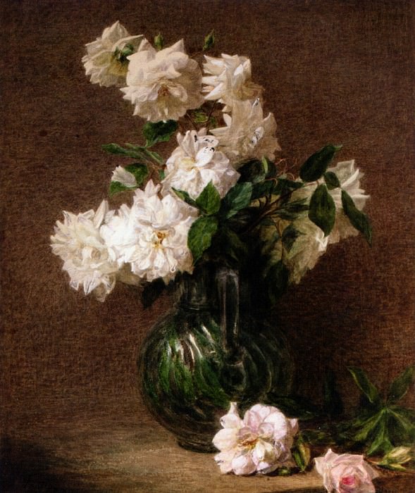 Victoria Dubourg Fantin Latour Vase de Fleurs. Виктория Фантен-Латур