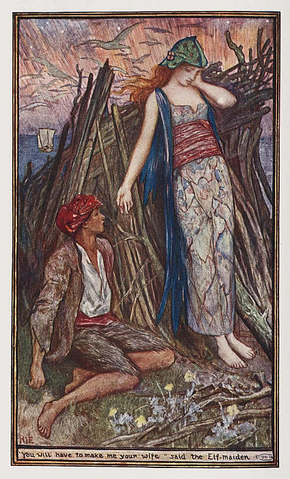 ‘You will have to make me your wife’ said the Eld-maiden. Henry Justice Ford