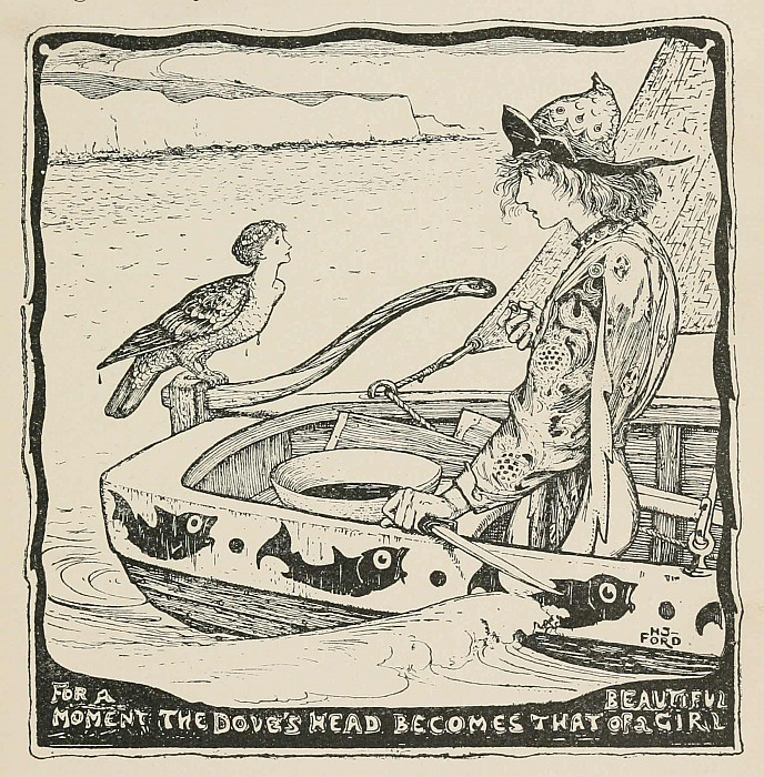 На мгновение голова Голубя становится головой прекрасной Девочки. Генри Джастис Форд