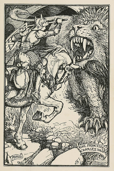 Принцесса атакует Льва. Генри Джастис Форд