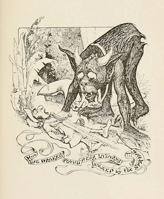 Как Дракен нашёл господина Лазаря спящим у источника. Генри Джастис Форд