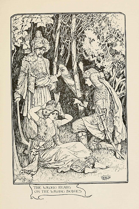 The wrong Heads on the wrong Bodies. Henry Justice Ford