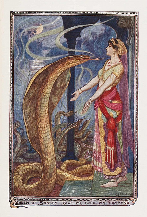 Queen of the Snakes give me back my husband. Henry Justice Ford