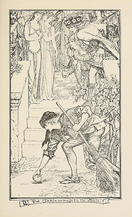 Садовник получает яблоко. Генри Джастис Форд