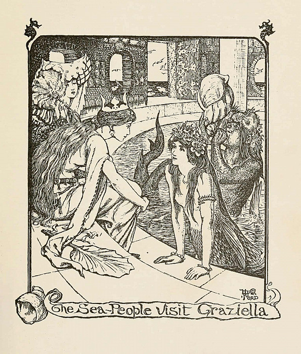 Морские люди посещают Грациеллу. Генри Джастис Форд