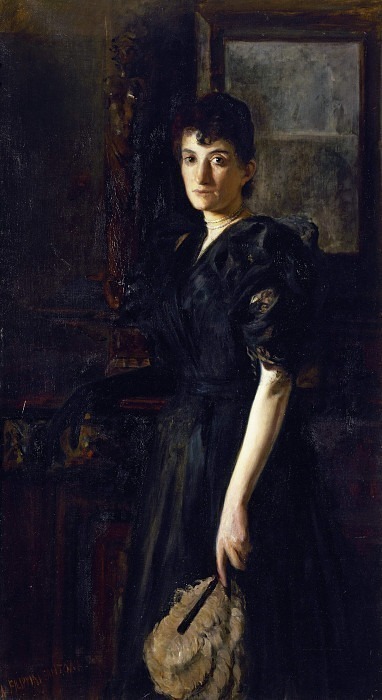 Portrait of Severina Castelli Nicolini. Achille Filippini Fantoni