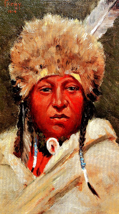 Chief Little Bear 1904. Henry François Farny