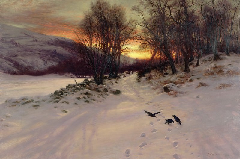 When the West with Evening Glows. Joseph Farquharson