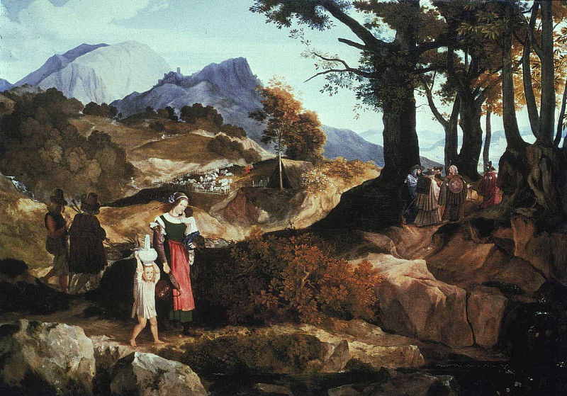 Landscape in the Sabine. Carl Philipp Fohr