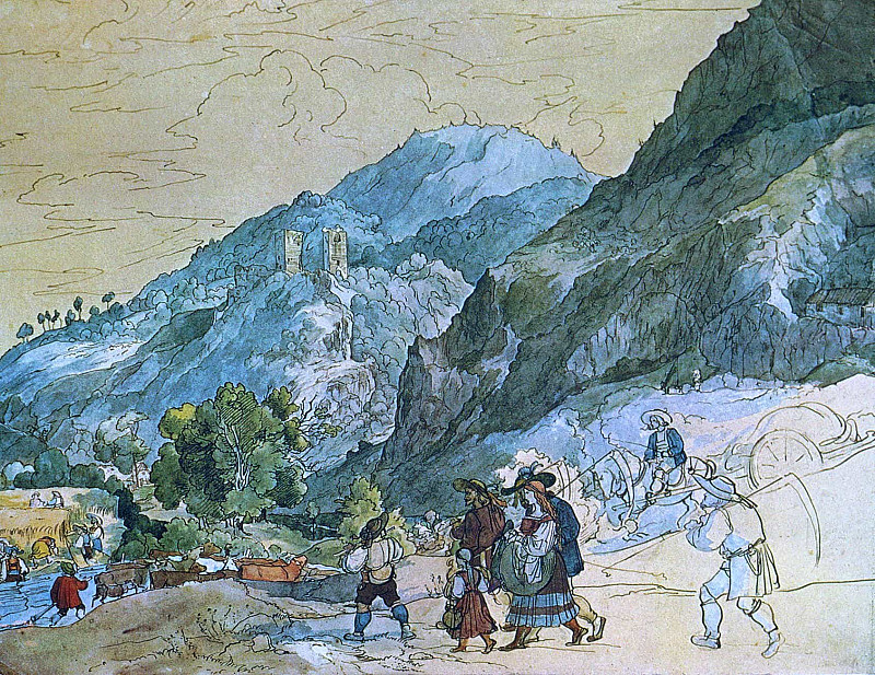 Ruin at Fragenstein. Carl Philipp Fohr