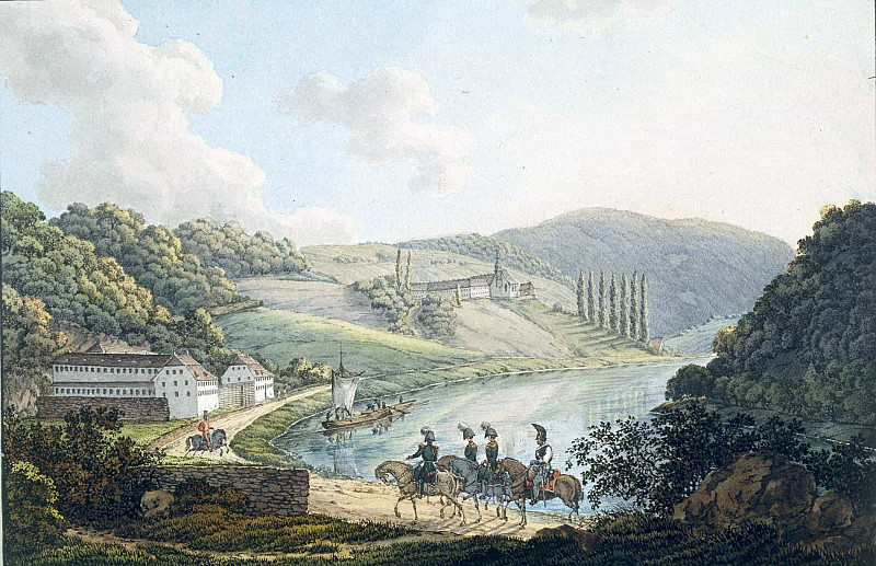 View Of The House Of The (russian) Grand Prince In The Vici. Carl Philipp Fohr