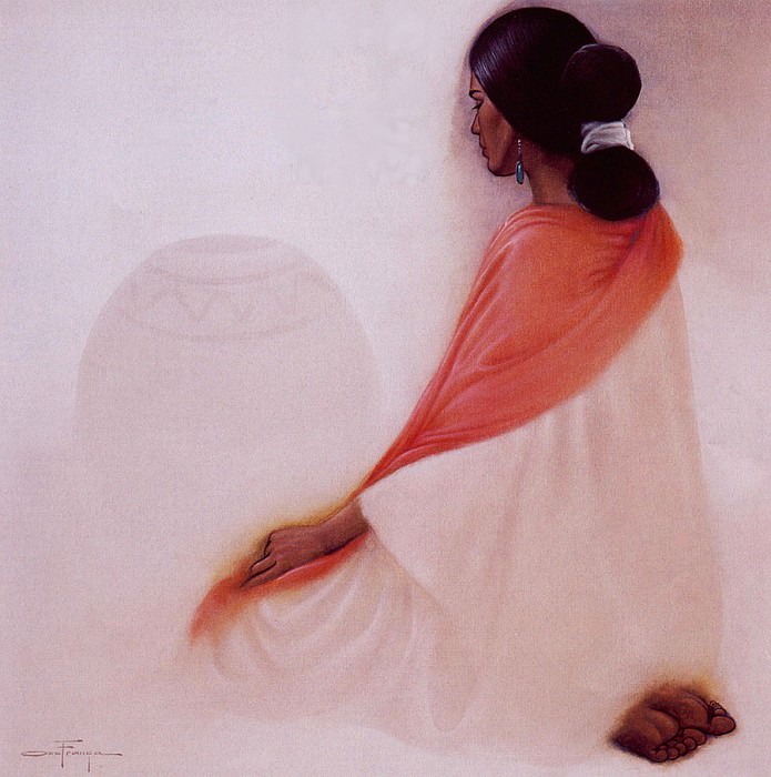 Navajo Meditating. Ozz Franca