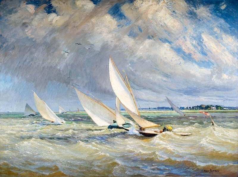 Yachts Racing In Bad Weather – Burnham-On-Crouch