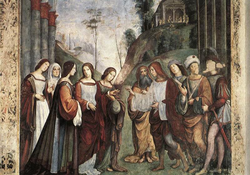 The Marriage Of St Cecily. Francia (Francesco Raibolini)