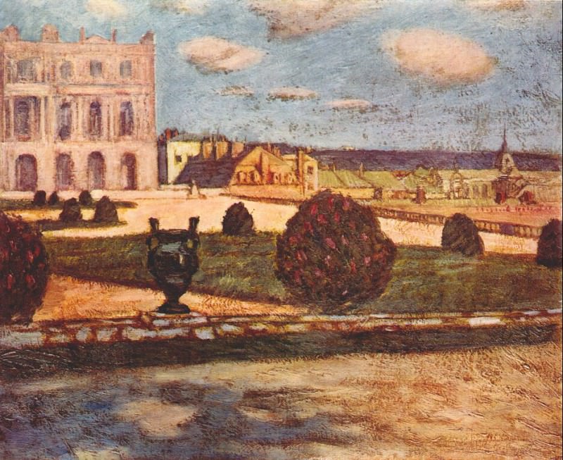 Ландшафт Версаля, 1906-07. Такедзи Фудзисима