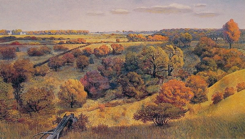 Valley in Autumn. John Philip Falter