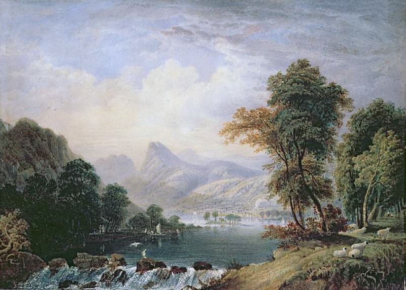 In the Lake District. Anthony Vandyke Copley Fielding