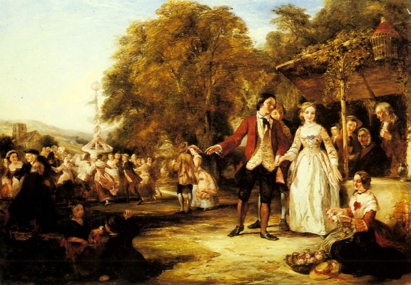 A May Day Celebration. William Powell Frith
