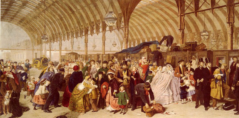 The Railway Station. William Powell Frith