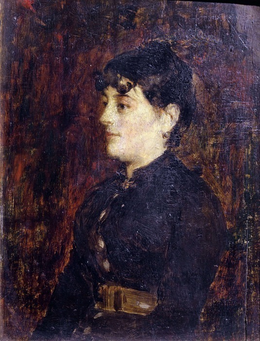 Portrait of a woman. Giacomo Favretto