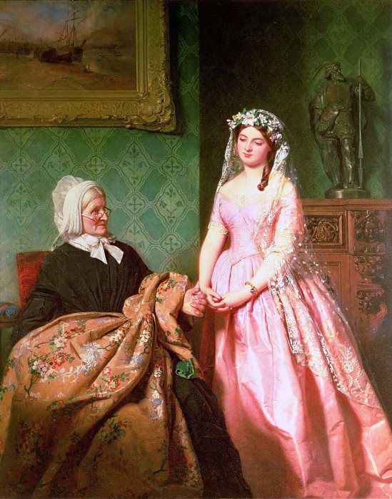 The Wedding Gown. John Faed