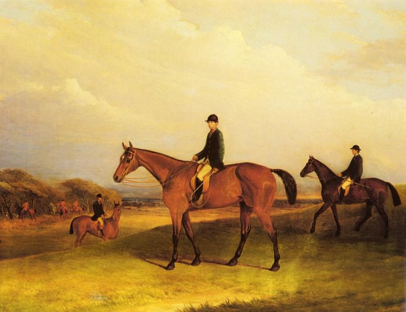 A Jockey On A Chestnut Hunter. John Ferneley