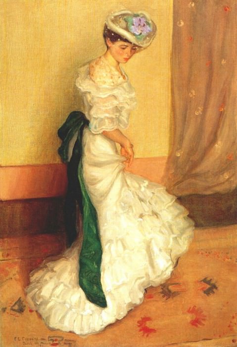 the green sash 1904. Frederick Carl Frieseke