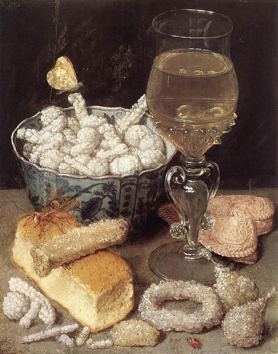 Still Life With Bread And Confectionary. Georg Flegel